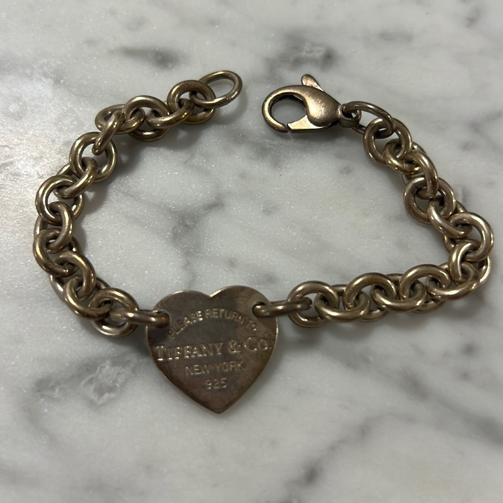 Return to Tiffany® Heart Tag Bracelet in Silver